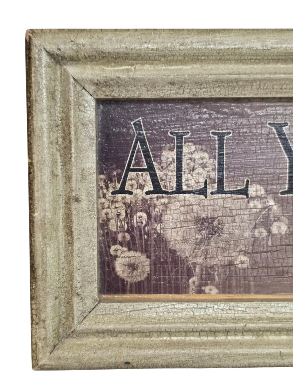 Beatles All You Need Is Love Lyric Rustic Weathered Wood Home Decor Wall Art